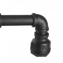 Ideal Lux 136707 Wandleuchte Plumber 5x40Wx124E14 - schwarz