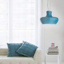 Ideal Lux 137261 Pendelleuchte Aladino 1x60W| E27 - azurblau