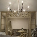 Ideal Lux 166483 Pendelleuchte Volterra 6x40W | E14