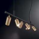 Ideal Lux 244648 Kronleuchter Dynamite 6x28W | GU10 - Messing, matt