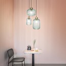 Ideal Lux 248554 Kronleuchter Mint 1x60W | E27 - grünes Glas