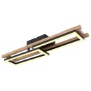 Globo 67266D LED-Deckenleuchte Illa 1x20W | 850lm | 3000K - opal, braun, schwarz