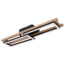 Globo 67266D LED-Deckenleuchte Illa 1x20W | 850lm | 3000K - opal, braun, schwarz