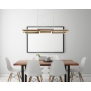 Globo 67266H LED-Deckenleuchte Illa 1x30W | 1000lm | 3000K - opal, braun, schwarz