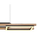 Globo 67266H LED-Deckenleuchte Illa 1x30W | 1000lm | 3000K - opal, braun, schwarz