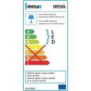 Immax 08930L LED Tischleuchte mit Display Kingfisher 1x9W | 2700-5500K - dimmbar, schwarz