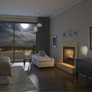 Immax NEO 07065L LED Lampe stoplní Cocono 1x8,5W | 2700K | RGB