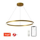 Immax 07159-G80 LED-Deckenpendelleuchte Neo Fino 1x60W | 4200lm | 2700-6500K - dimmbar, fernbedienbar, intelligent, gold