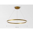 Immax 07159-G80 LED-Deckenpendelleuchte Neo Fino 1x60W | 4200lm | 2700-6500K - dimmbar, fernbedienbar, intelligent, gold
