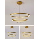 Immax 07158-G80-60 LED-Deckenpendelleuchte Neo Fino 1x93W | 6975lm | 2700-6500K - dimmbar, fernbedienbar, intelligent, gold