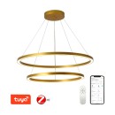 Immax 07158-G80-60 LED-Deckenpendelleuchte Neo Fino 1x93W | 6975lm | 2700-6500K - dimmbar, fernbedienbar, intelligent, gold