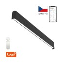 Immax 07137-B LED-Wandleuchte Línea 1x40W | 2160lm | 2700-6500K - schwarz, Smart, Fernbedienung