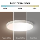 NEO LITE 07252L LED Deckenleuchte SEMPLICI  | 48W integrierte LED-Quelle | 3468lm