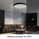 NEO LITE 07249L LED Deckenleuchte SEMPLICI  | 48W integrierte LED-Quelle | 3469lm