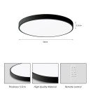 NEO LITE 07249L LED Deckenleuchte SEMPLICI  | 48W integrierte LED-Quelle | 3469lm