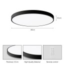 NEO LITE 07250L LED Deckenleuchte SEMPLICI  | 60W integrierte LED-Quelle | 4500lm