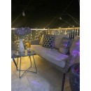 Immax 07756L LED Außenlichterkette Smart 40m 1x7,2W | 400LED | 2700K | IP44 | RGB - dimmbar, WiFi, Tuya, schwarz
