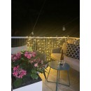 Immax 07755L LED Außenlichterkette Smart 40m 1x7,2W | 400LED | 2700K | IP44 - dimmbar, Timer, WiFi, Tuya, schwarz