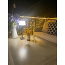 Immax 07755L LED Außenlichterkette Smart 40m 1x7,2W | 400LED | 2700K | IP44 - dimmbar, Timer, WiFi, Tuya, schwarz