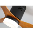 Immax 07142-B LED-Deckenventilator Vento 1x18W | 1500lm | 3000-4000-6000K - schwarz, braun