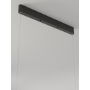 Immax 07157-B120X LED-Deckenpendelleuchte Neo Fino 1x40W | 2824lm | 2700-6500K | RGB - dimmbar, Fernbedienung, intelligent, schwarz