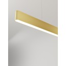 Immax 07157-G120X LED-Deckenpendelleuchte Neo Fino 1x40W | 2824lm | 2700-6500K | RGB - dimmbar, Fernbedienung, intelligent, gold