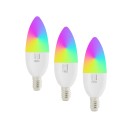 Immax NEO 07716C LED Set 3XZA Smart Lampe 3X5,5W | E14 | 1410lm | 2700-6500k - dimmbar, WiFi, Tuya, weiß