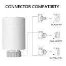 Immax NEO 07732A Set 3x Thermostatkopf Smart 2xAA - ZigBee 30, weiß