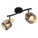 Globo 54357-2B Indiana 2x40W | E14 - schwarz, gold