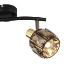 Globo 54357-2B Indiana 2x40W | E14 - schwarz, gold