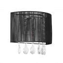 Italux A9262/1 BK Wandleuchte Essence 1x40W | E14