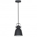 Italux MD-HN82608-1-BK + WH Pendelleuchte 1x40W Lavare | E27 - schwarz, weiß