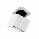 Italux SL7562/28W 3000K WH+BL Sevilla Square Recessed | 28W integrierte LED-Quelle | 2350lm | 3000K