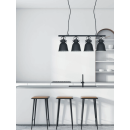Italux MD-HN82608-4-BK+WH Lavare | 40W E27