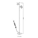 Globo JAMES 57918SB LED Stehlampe GU10