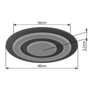 Globo 48032-40 LED Deckenleuchte JAYDEN  | 40W integrierte LED-Quelle | 1100lm | 3000K