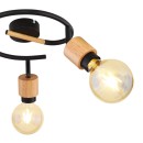 Globo 54031-3 Pendel-Deckenleuchte Jorna 3x40W | E27 - braun, schwarz