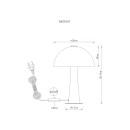 Globo 50670107 Tischlampe JULIA E14 | mit Schalter