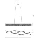 Globo JULIET 67348H LED Pendelleuchte | 35W LED | 1560lm | 3200K