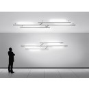 Philips Wand- und Deckenleuchte Artemide Kao, Design Bruno Houssin, G5 T16, 4x54W, weiß