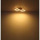 Globo 67280-18 LED-Deckenleuchte Kerry 1x18W | 1200lm | 3000K - opal, braun, schwarz