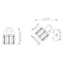 Globo 54356-1 Spotleuchte Kris 1x40W | E14