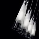 Ideal Lux 023021 Pendelleuchte 1x60W transparent Kuky | E27