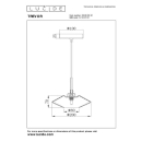 Lucide L254142061 Pendelleuchte TREVOR  G9