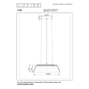 Lucide L254154565 LED Pendelleuchte VIXI  | 22,6W integrierte LED-Quelle | 1500lm | 2900K