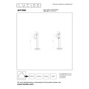 Lucide L275030230 LED Tischlampe für den Außenbereich ANTRIM  | 2,2W integrierte LED-Quelle | 140lm | 2700K