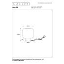 Lucide L455050130 Tischlampe ELOISE  E27