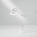 Luce Ambiente Design LDT-ARTIFEX-BCO Tischlampe ARTIFEX | 1×60W E27 | mit Schalter | weiß