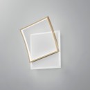 Luce Ambiente Design AYRTON-Q42-ORO LED Deckenleuchte AYRTON | 42W integrierte LED-Quelle | gold