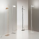 Luce Ambiente Design BOOK-PT-NERO  LED Stehlampe BOOK | 18W integrierte LED-Quelle | mit Schalter | schwarz